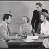 Robert Horton, Agnes de Mille, Stephen Douglass and Inga Swenson in rehearsal for the stage production 110 in the Shade