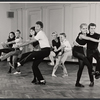 Lesley Ann Warren, Anthony Teague and unidentified others in rehearsal for the stage production 110 in the Shade