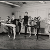 Dancers in rehearsal for the stage production 110 in the Shade