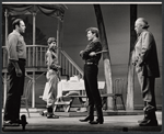 Anthony Teague, Robert Horton, Will Geer and unidentified in the stage production 110 in the Shade
