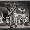 Anthony Teague, Lesley Ann Warren and ensemble in the stage production 110 in the Shade
