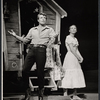 Robert Horton and Inga Swenson in the stage production 110 in the Shade