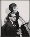 Irving Berlin and Ethel Merman during rehearsal for the stage production Annie Get Your Gun
