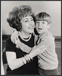 Ethel Merman and David Manning in rehearsal for the stage production Annie Get Your Gun