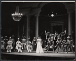 Ethel Merman (center) and company in the stage production Annie Get Your Gun