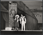 Ethel Merman and Bruce Yarnell in the stage production Annie Get Your Gun