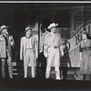 Rufus Smith, Jerry Orbach, Bruce Yarnell, and Ethel Merman in the stage production Annie Get Your Gun