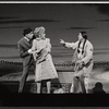 Jerry Orbach, Benay Venuta, and Harry Bellaver in the stage production Annie Get Your Gun