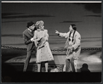 Jerry Orbach, Benay Venuta, and Harry Bellaver in the stage production Annie Get Your Gun