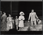 Jerry Orbach, Harry Bellaver, Ethel Merman, and Bruce Yarnell in the stage production Annie Get Your Gun