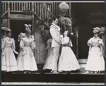 Bruce Yarnell and cast in the stage production Annie Get Your Gun
