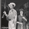 Bruce Yarnell and Ethel Merman in the stage production Annie Get Your Gun