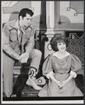 Bruce Yarnell and Ethel Merman in the stage production Annie Get Your Gun