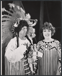 Harry Bellaver and Ethel Merman in the stage production Annie Get Your Gun