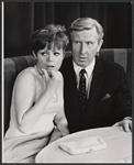 Lee Lawson and Lloyd Bridges in the stage production Cactus Flower