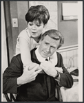 Lee Lawson and Lloyd Bridges in the stage production Cactus Flower