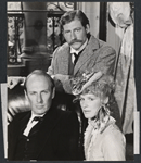 Paxton Whitehead, Glenn Close and Timothy Landfield in the stage production Crucifer of Blood