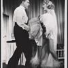 Robert Burr and Pamela Tiffin in the stage production Dinner at Eight.