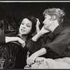 Ruth Ford and June Havoc in the stage production Dinner at Eight