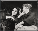 Ruth Ford and June Havoc in the stage production Dinner at Eight