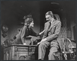 Arlene Francis and Walter Pidgeon in the stage production Dinner at Eight.