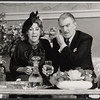 Arlene Francis and Walter Pidgeon in the stage production Dinner at Eight.