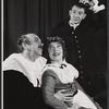 Howard Da Silva, Margot Welch and Philip Brans in the stage production Dr. Willy Nilly