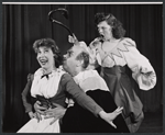 Margot Welch, Howard Da Silva and Ann Thomas in the stage production Dr. Willy Nilly
