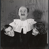 Howard Da Silva, Nancy Dussault [right] and unidentified in the stage production Dr. Willy Nilly