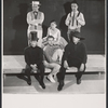 Hugh Thomas, Rita Gardner, William Larsen, Richard Stauffer, Kenneth Nelson and Jerry Orbach in the 1960 stage production The Fantasticks