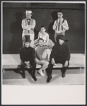 Hugh Thomas, Rita Gardner, William Larsen, Richard Stauffer, Kenneth Nelson and Jerry Orbach in the 1960 stage production The Fantasticks