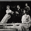 Eileen Herlie, Alfred Drake, Linda Marsh, and John Cullum in the stage production Hamlet