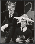 Alan Bennett and Dudley Moore in the stage production Beyond the Fringe