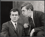 Dudley Moore and Peter Cook in the stage production Beyond the Fringe