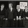 Jonathan Miller, Peter Cook, Alan Bennett and Dudley Moore in the stage production Beyond the Fringe