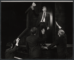 Dudley Moore, Peter Cook, Jonathan Miller and Alan Bennett in the stage production Beyond the Fringe