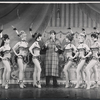 Fritz Weaver (center) and unidentified dancers in the stage production Baker Street