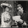 Inga Svenson and Fritz Weaver in the stage production Baker Street