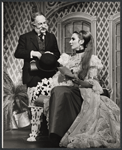 Unidentified actor and Virginia Vestoff in the stage production Baker Street