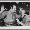 Herschel Bernardi and Nancy Dussault in the stage production Bajour