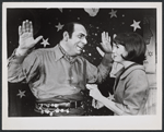 Herschel Bernardi and Nancy Dussault in the stage production Bajour
