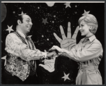 Herschel Bernardi and Nancy Dussault in the stage production Bajour