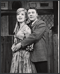 Nancy Dussault and Robert Burr in the stage production Bajour