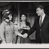 Nancy Dussault, Chita Rivera, and Robert Burr in the stage production Bajour