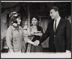 Nancy Dussault, Chita Rivera, and Robert Burr in the stage production Bajour