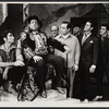 Gus Trikonis, Herschel Bernardi, and unidentified actors in the stage production Bajour