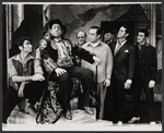 Gus Trikonis, Herschel Bernardi, and unidentified actors in the stage production Bajour