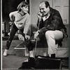 Elizabeth Ashley and Herb Edelman in the stage production Barefoot in the Park