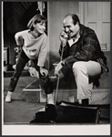 Elizabeth Ashley and Herb Edelman in the stage production Barefoot in the Park