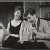 Arlene Golonka and Warren Berlinger in the stage production Come Blow Your Horn
